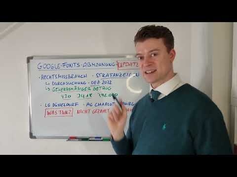 Google-Fonts Abmahnungen: UPDATE Jan. 23